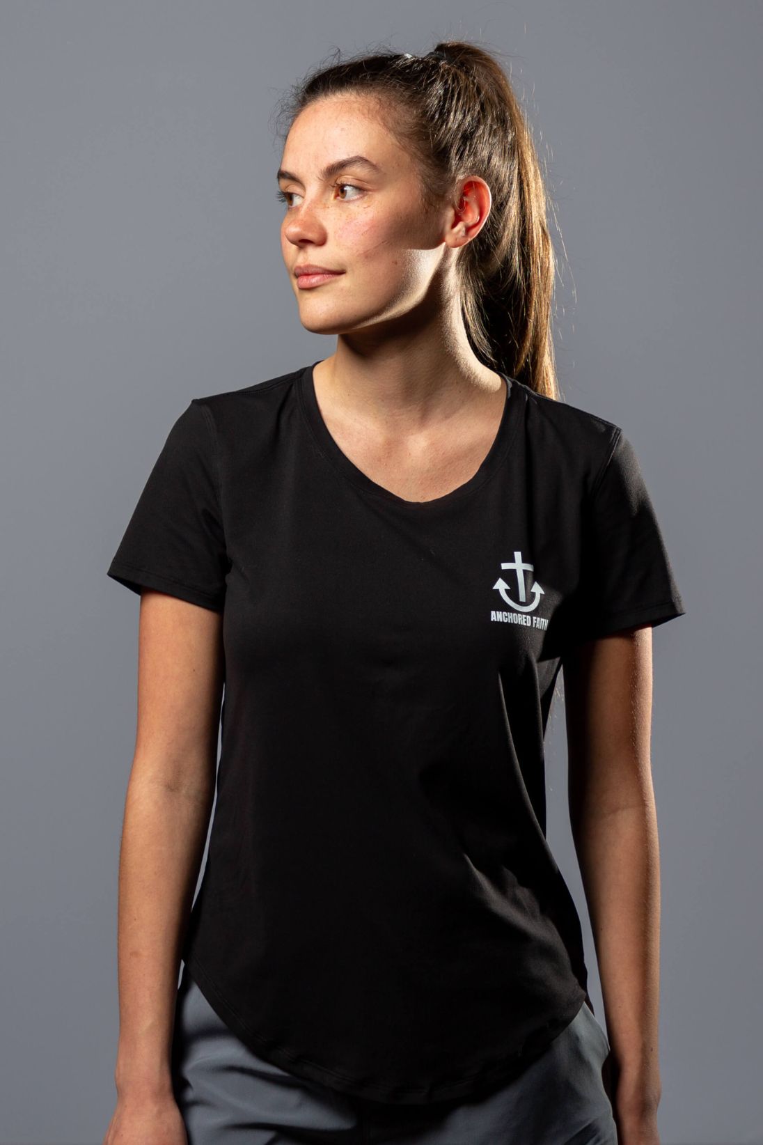 Ladies Short Sleeve, Loose Fit, Active Top – Anchored Faith, LLC